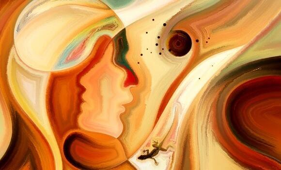 Figura con salamandra