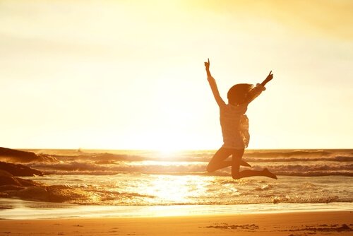 Ragazza in spiaggia