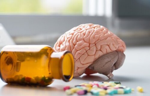 Cervello con vitamine