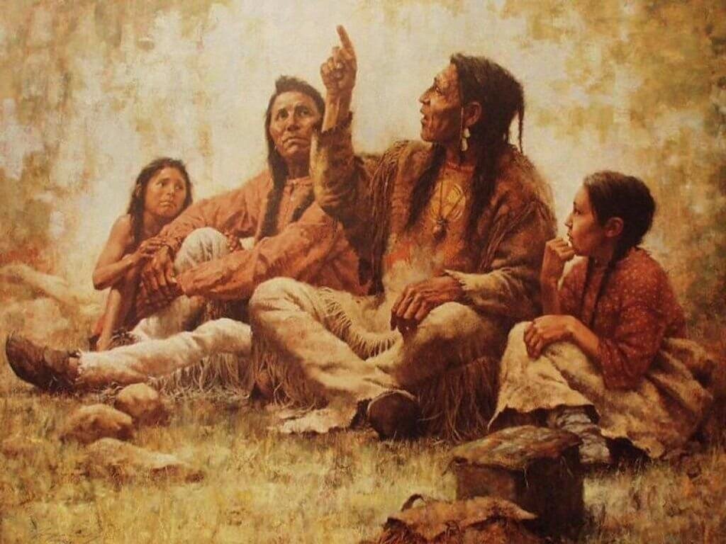 Indiani nativi riuniti