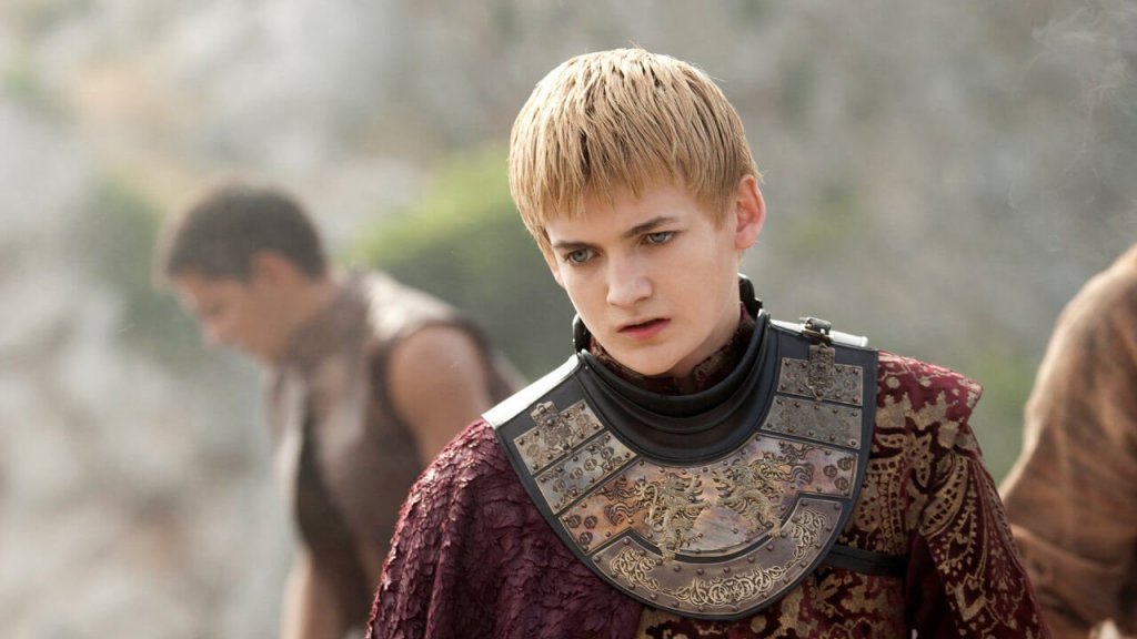 Joffrey Baratheon che guarda in basso