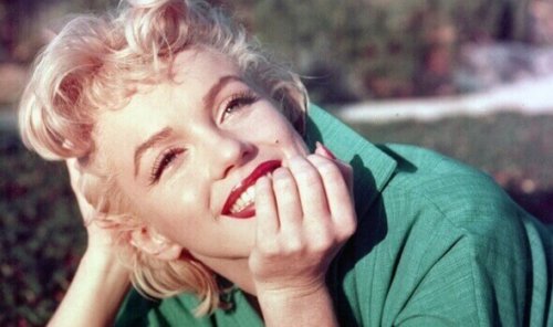Marilyn Monroe che sorride