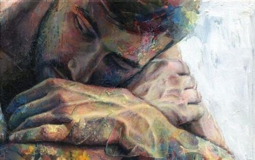 Ragazzo triste persone che non si lasciano aiutare