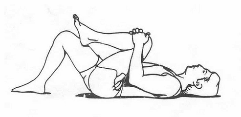 Illustrazione di una persona che allunga un muscolo per allenarlo