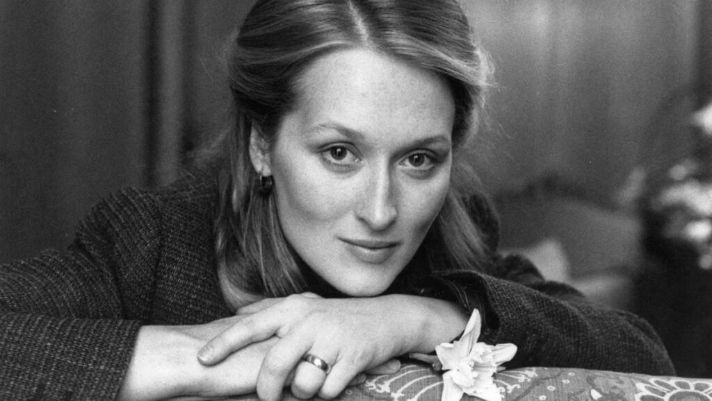 Meryl Streep giovane in posa