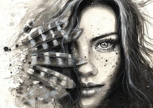 Persone che abbracciano con lo sguardo