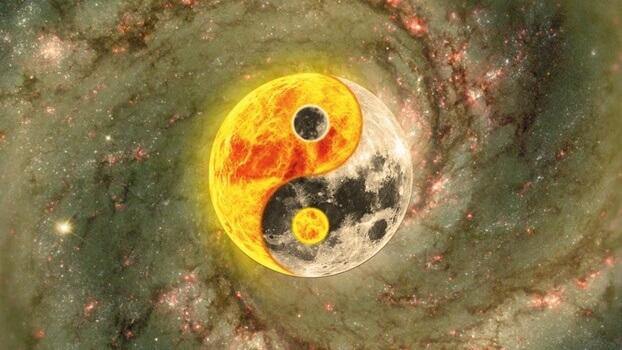 Luna e sole yin e yang
