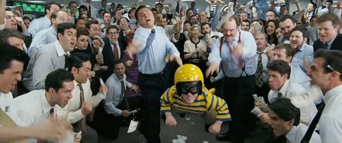 Scena del film The Wolf of Wall Street