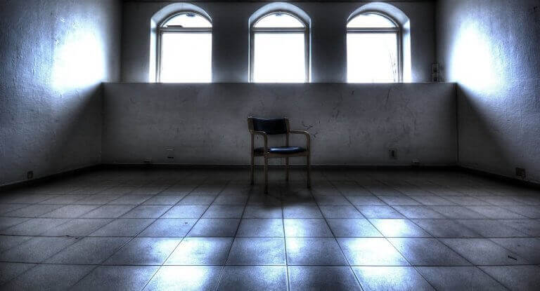 Stanza di un ospedale psichiatrico