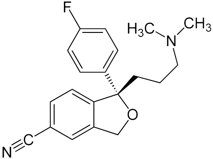 Formula chimica escitalopram