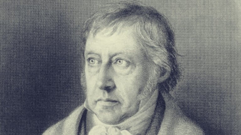 Hegel immagine in bianco e nero
