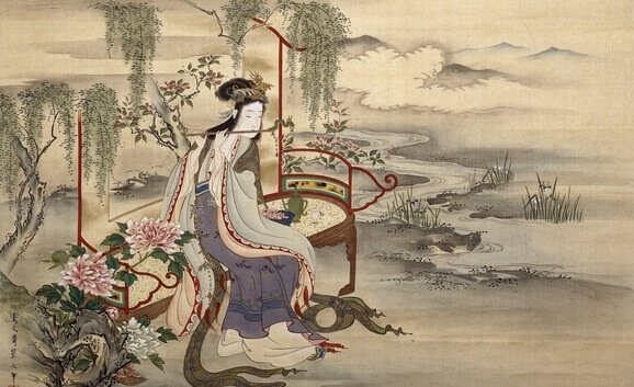 La danza dei geni del bosco, racconto giapponese