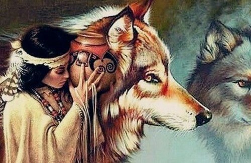 Leggenda Dakota: la donna e i lupi