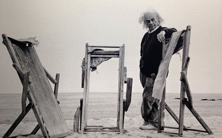 NIcanor Parra al mare