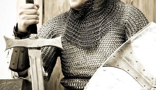 Caveliere in armatura