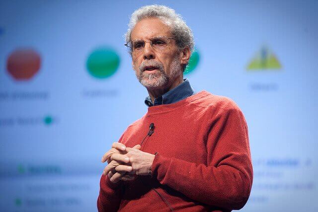 Daniel Goleman durante una conferenza.