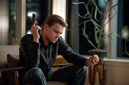 Leonardo di Caprio nel film Inception