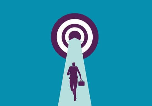 Raggiungere la meta di avere atteggiamento