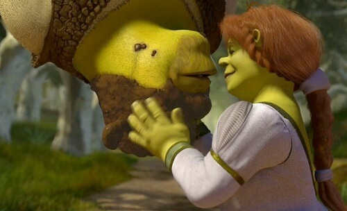 Lo isolamento di Shrek finisce con l'amore di Fiona.