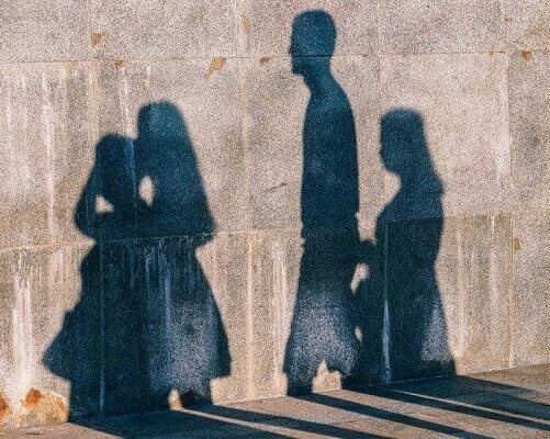 Ombre muro gruppi sociali