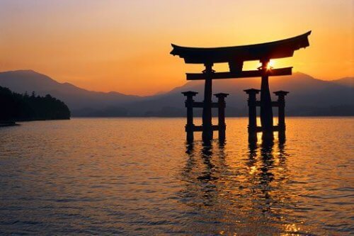 Tramonto giapponese