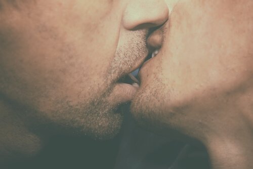 Maschi si baciano facendo bud sex