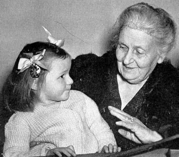 Maria Montessori e i bambini