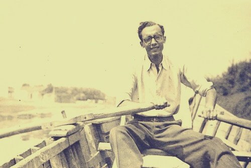 José Saramago da giovane