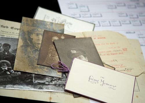 Lettere e foto antiche