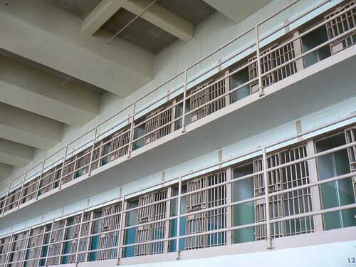 Vista interna di un carcere americano istruzione penitenziaria