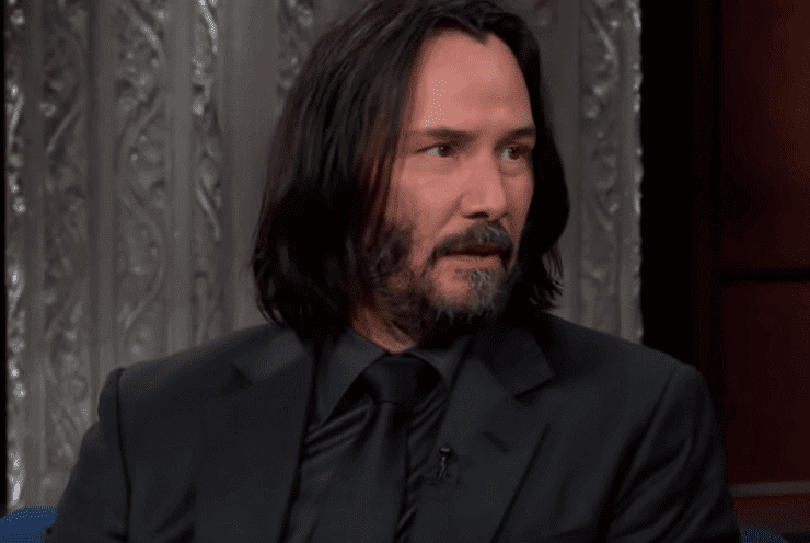 Keanu Reeves in un'intervista