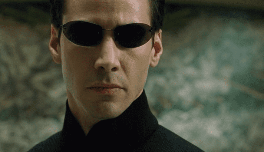 Keanu Reeves in Matrix