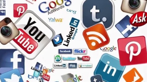 Loghi dei social media