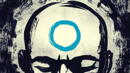 Uomo che realizza il jujitsu mentale