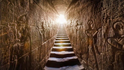 La cultura egizia interno piramide