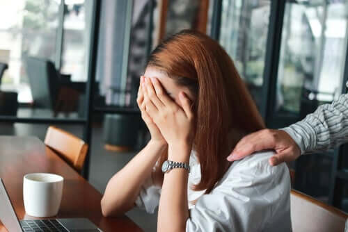 Donna spaventata e desensibilizzazione sistematica