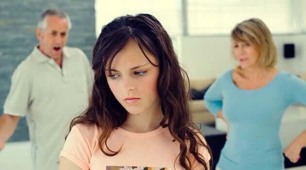 Adolescente arrabbiata