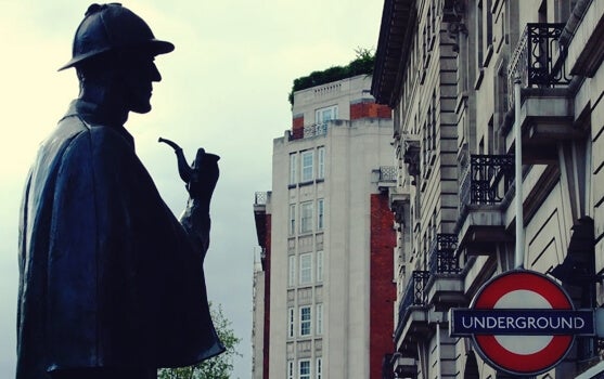 Statua di Sherlock Holmes a Baker street