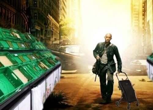 Will Smith uomo che va a fare la spesa al tempo del coronavirus