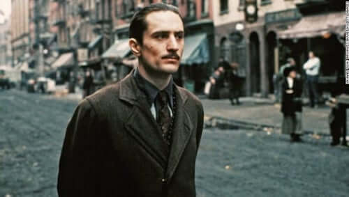 Scena del film il padrino robert de niro
