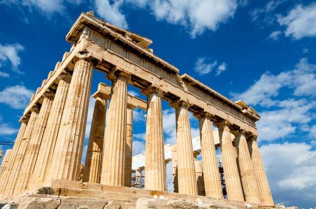 Partenone in Grecia