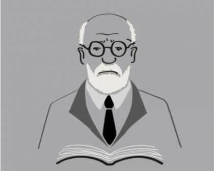 Illustrazione di Freud.