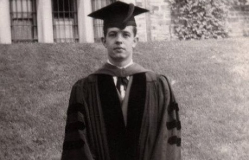 John Forbes Nash studente universitario.