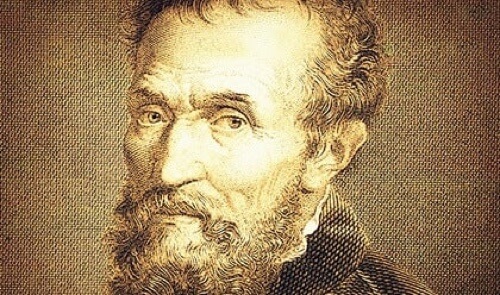 Incisione di Michelangelo Buonarroti.
