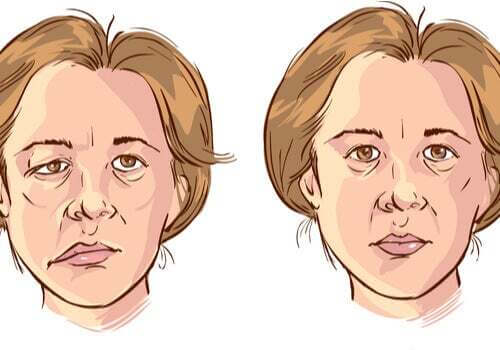 Illustrazione del viso di una donna.