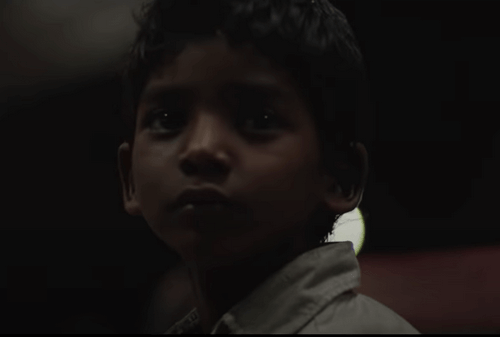 Saroo da bambino.