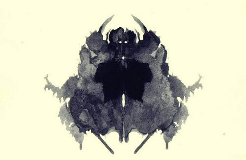 Macchia nera del test della personalità.