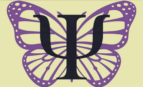 La farfalla è il simbolo della psicologia.