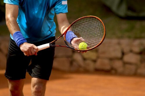 Gioco del tennis.
