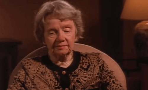 Ruth Benedict da anziana.